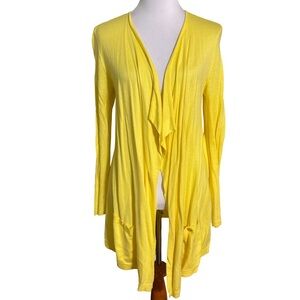 Dana Buchman Sunlit Yellow Cardigan